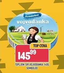Topljeni sir Vojvodanka 140g