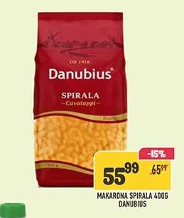 Makarona Spirala 400g Danubius