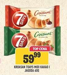 Kroasan 7Days Midi Kakao i Jagoda 60g