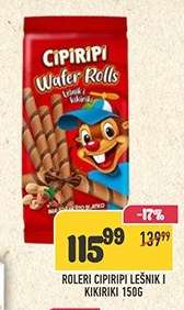 ROLERI CIPIRIPI LEŠNIK I KIKIRIKI 150G