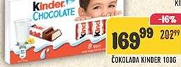 Čokolada Kinder 100g