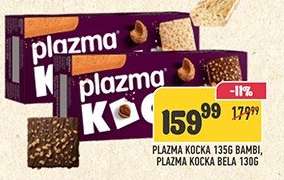 Plazma Kocka 135g Bambi, Plazma Kocka Bela 130g