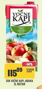 Sok Voćne Kapi Jabuka 2L Nectar