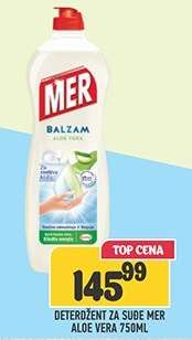 Deterdžent za suđe Mer Aloe Vera 750ml
