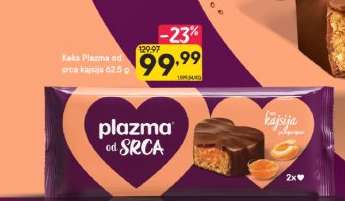 Keks Plazma od srca kajsija 62.5 g