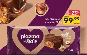 Keks Plazma od srca nugat
