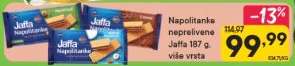 Napolitanke neprelivene Jaffa 187 g