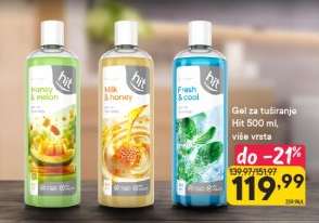 Gel za tuširanje Hit 500 ml