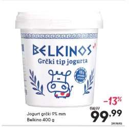 Jogurt grčki 9% mm