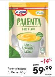 Palenta instant Dr. Oetker 60 g