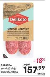 Kobasica sendvič slajs Delikato 100 g