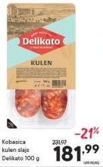 Kobasica kulen slajs Delikato 100 g