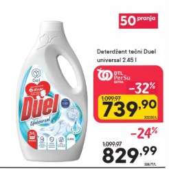 Deterdžent tečni Duel universal 2.45 l
