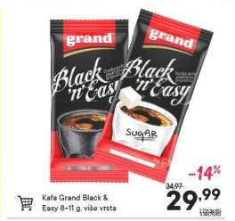 Kafa Grand Black & Easy 8-11 g, više vrsta