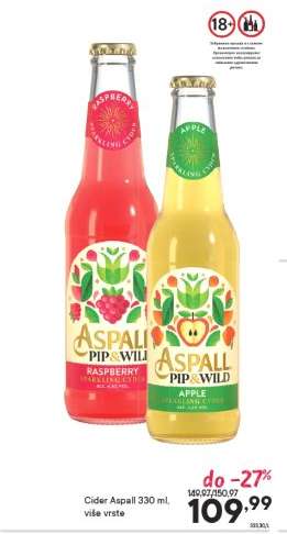 Cider Aspall 330 ml, více vrstev