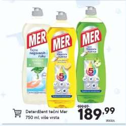 Deterdžent tečni Mer