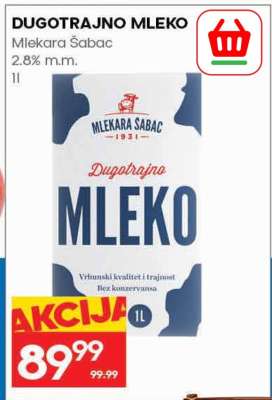 DUGOTRAJNO MLEKO