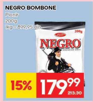 NEGRO BOMBONE