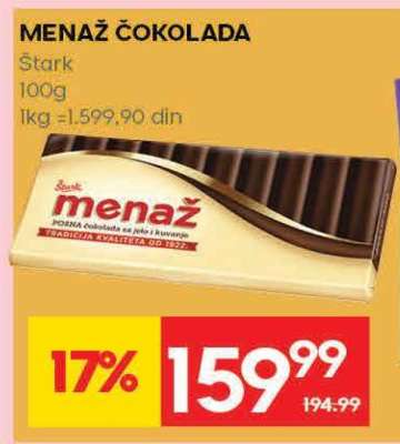 Menaž čokolada
