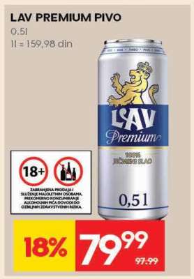 Lav Premium pivo