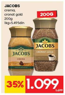 JACOBS crema, cronat gold 200g