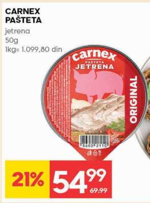 CARNEX PAŠTETA