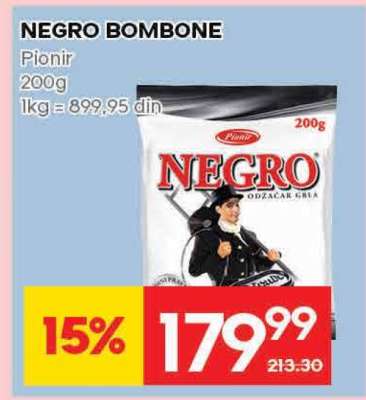 NEGRO BOMBONE