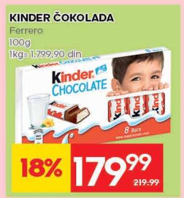 Kinder Čokolada