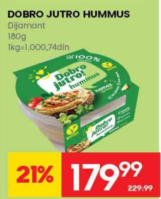 DOBRO JUTRO HUMMUS