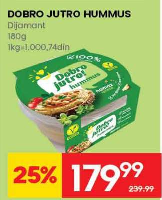 DOBRO JUTRO HUMMUS