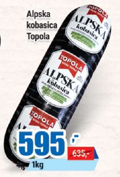 Alpska kobasica Topola