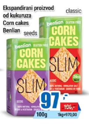 Benlian Corn Cakes Slim