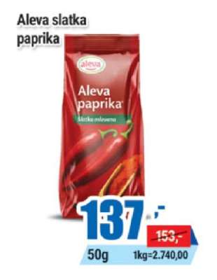 ALEVA SLATKA PAPRIKA
