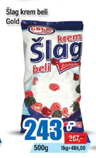 Šlag krem beli