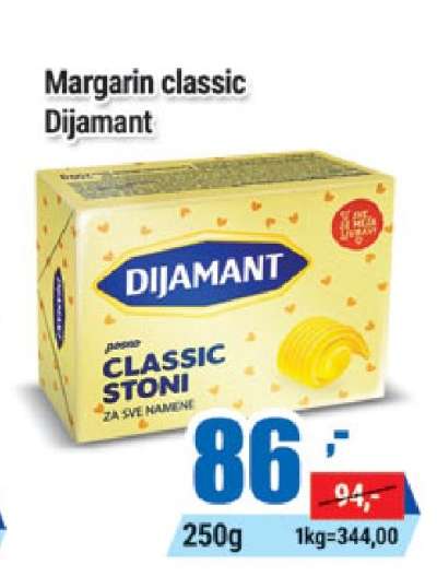 Margarin classic Dijamant