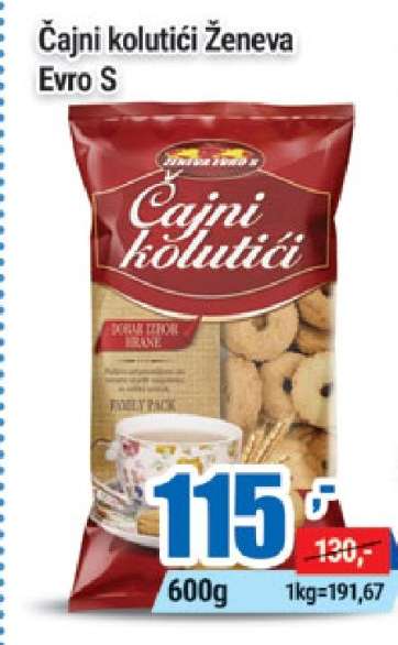 Čajni kolutići Ženeva Evro S
