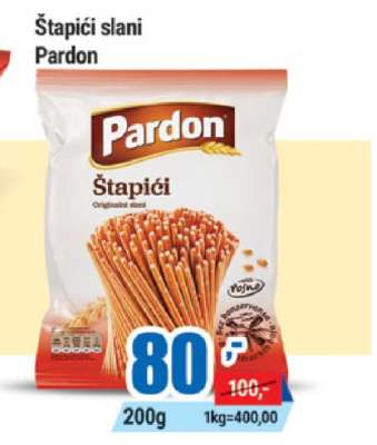 Štapići slani Pardon