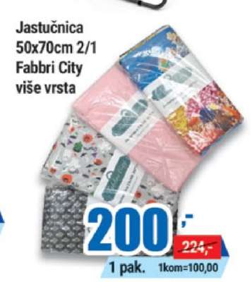 Jastučnica 50x70cm 2/1 Fabbri City