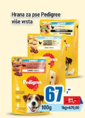 Hrana za pse Pedigree