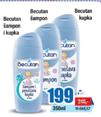 Becutan šampon i kupka