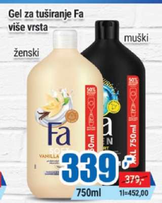 Gel za tuširanje Fa