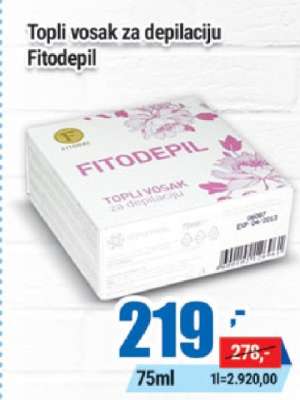 Topli vosak za depilaciju Fitodepil