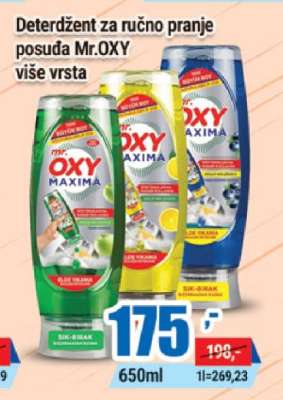 Deterdžent za ručno pranje posuda Mr.OXY