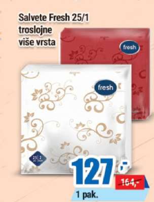 Salvete Fresh 25/1