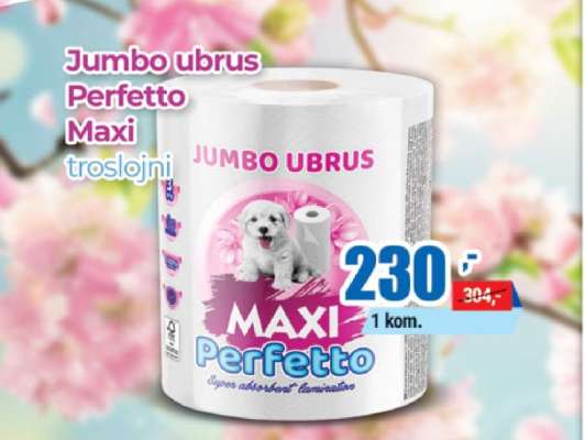 Jumbo ubrus Perfetto Maxi