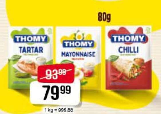THOMY Tartar, Mayonnaise, Chilli