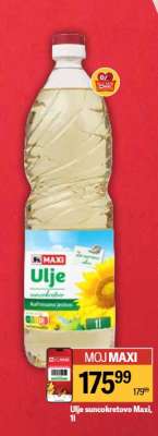 Ulje suncokretovo Maxi, 1l