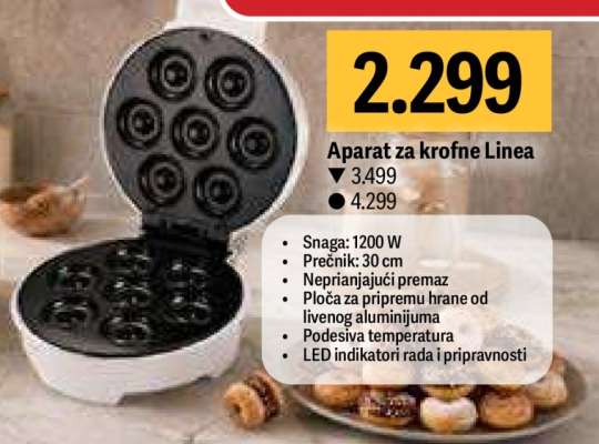 Aparat za krofne Linea