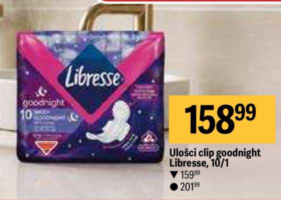 Ulošci clip goodnight Libresse , 10/1