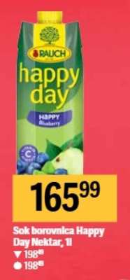 Sok borovnica Happy Day Nektar, 1l